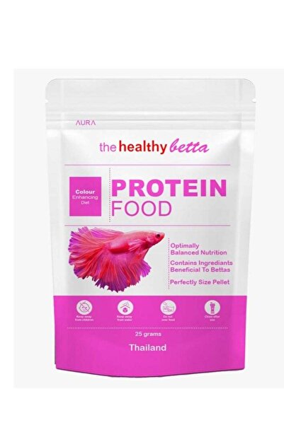 AURA طعام سمك غني بالبروتين لأسماك البيتا 25 غرام