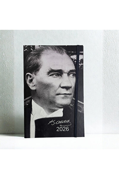 Lizy Atatürk 2026 Tarihli Günlük Ajanda – Premium Sert Kapak, Özel Baskı
