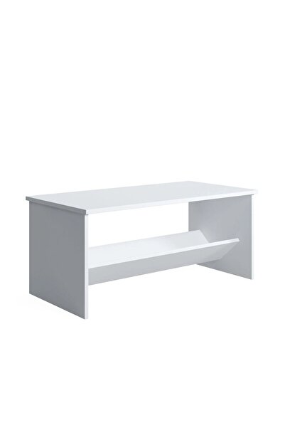 Persera Τραπεζάκι σαλονιού Terna, Λευκό, 100 x 50 x 44 εκ.