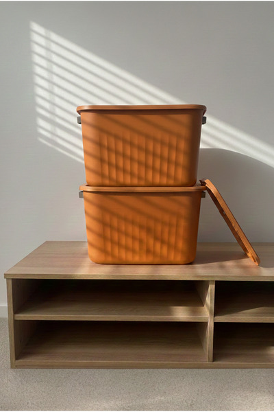 FH finehome Colors 2-Piece Multi-Purpose Storage Box 20 Lt Tile