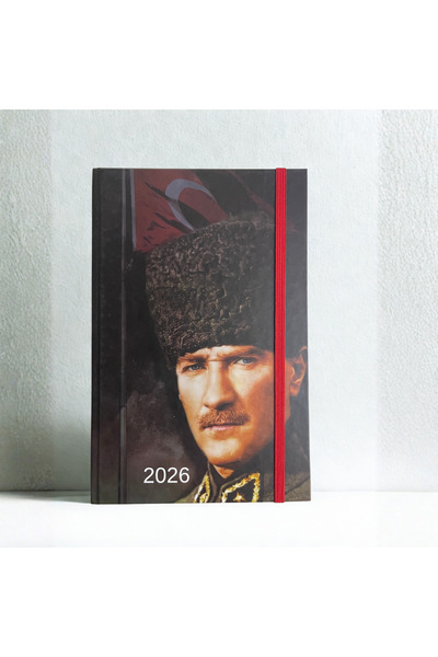 Lizy Atatürk 2026 Tarihli Günlük Ajanda – Premium Sert Kapak, Özel Baskı