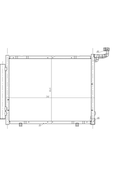 NRF Condensator Climatizare Ford Ecosport/Fiesta 7/Puma