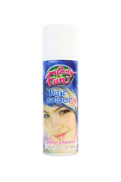 PARTYFUN بخاخ ملون أبيض للحفلات 125 مل