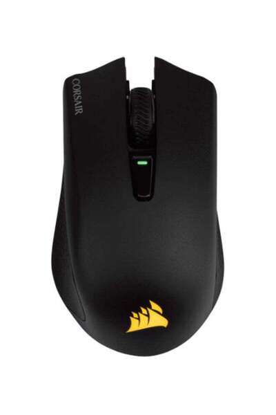 Corsair ماوس الألعاب اللاسلكي هاربون RGB - بإضاءة خلفية RGB LED، ودقة 10000 نقطة في البوصة، بصري - أسود