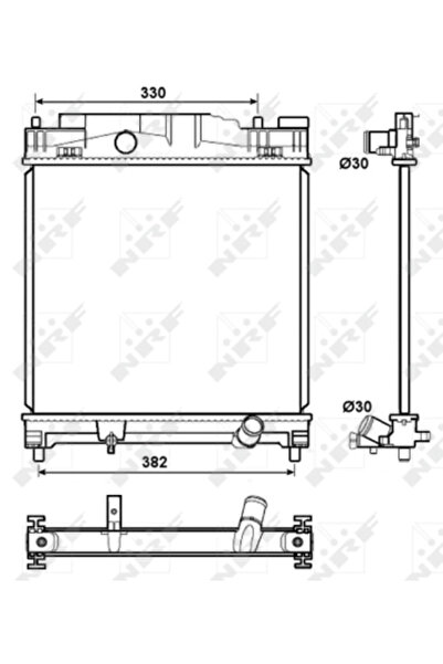 NRF Radiator Racire Motor Aston Martin Cygnet Toyota Iq