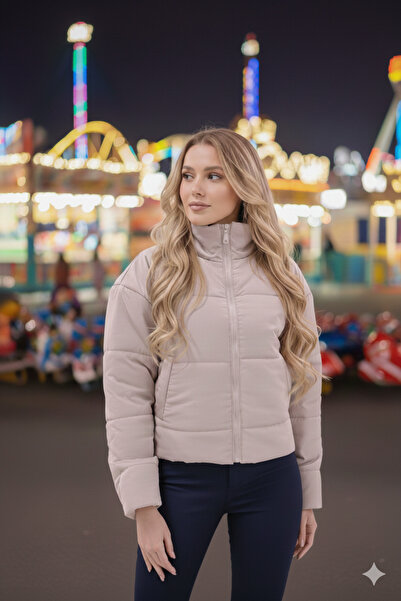 mooishan Ally Novelwomen's Winter Women's Puffer Short Coat Fashion-2