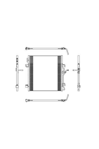 NRF Condensator Climatizare Dodge Nitro Jeep Cherokee