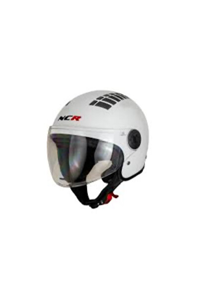 Nokta Motors NCR KASK BEYAZ YARIM KASK GÖZLÜKSÜZ