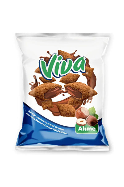 VİVA Бисквити тип „възглавница“ с лешников крем 200 г
