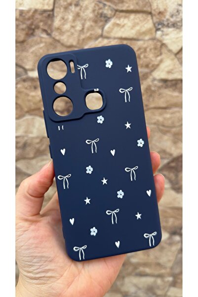 Vip Case İNFİNİX HOT 20İ Uyumlu Mini Fiyonk Desenli Silikon Darbe Emici Klasik Korumalı Rubber Kılıf 277