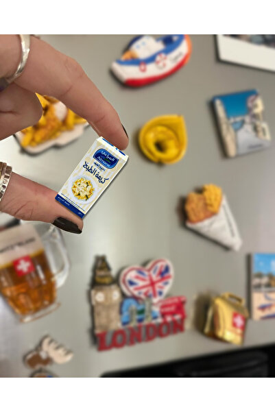 Magnet مغناطيس ثلاجة تذكاري كريمة طبخ المراعي – تصميم أنيق مستوحى من عبوة الكريمة الشهيرة