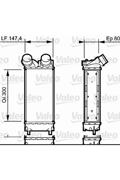 VALEO Intercooler Compresor Citroen Berlingo Autoutilitara/Limuzina Spatioasa...