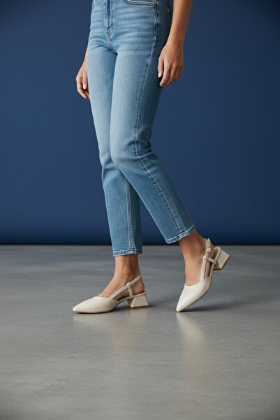 Modayak ΚΡΕΜΑΣΤΟ ΔΕΡΜΑΤΙΝΟ ΠΑΠΟΥΤΣΙΑ ΜΕ ΧΟΝΤΡΟ ΤΑΚΟΥΝΙ ΜΕ ΜΠΡΟΣΤΙΝΟ ΤΑΚΟΥΝΙ