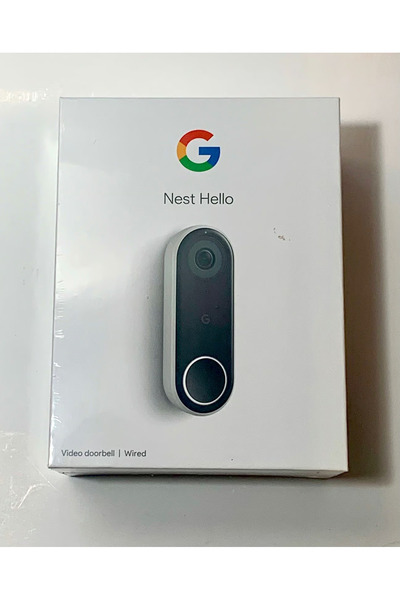 Google جرس الباب الذكي Nest Hello