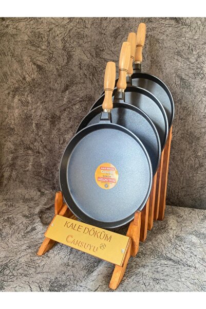 CANSUYU Kale Döküm Derin Gözleme Tavası (30 cm)