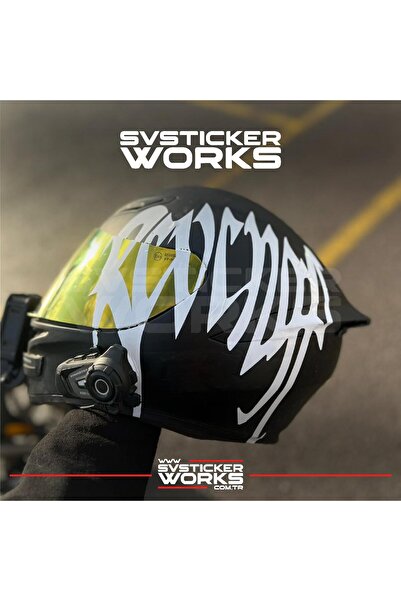 ARONA Revenge Kask Sticker Tüm Kasklar Uyumlu Tek Yön 1 Adet