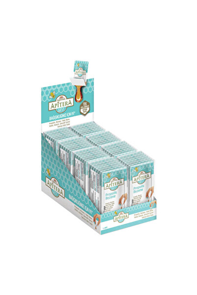 Apitera Gest Doğal Bal, Rezene, Tıbbi Nane, Kekik, Zencefil ve Propolis İçeren Takviye Edici 56’lı Saşe