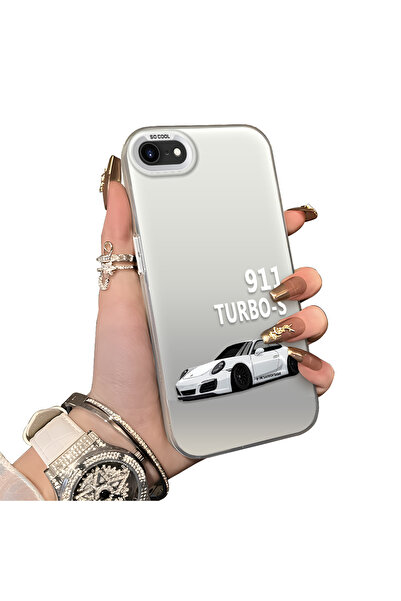 ucuc iPhone 7/8/Se 2020 2022 Compatible Case Sports Car Pattern Flexible Edge...
