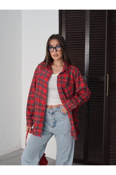 SADE EKOSE PAMUKLU ODUNCU GÖMLEĞİ