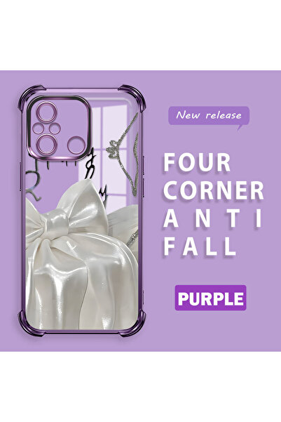 ucuc جراب شفاف من السيليكون مضاد للسقوط ومقوى بأربعة زوايا متوافق مع هاتف Xia...