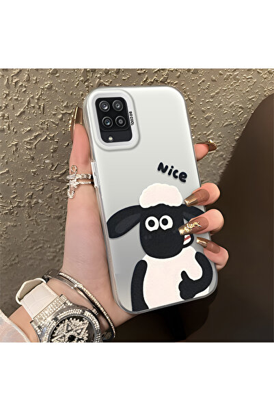 ucuc حافظة من السيليكون المتوافقة مع هاتف سامسونج جالاكسي A12/M12 ذات حافة صل...