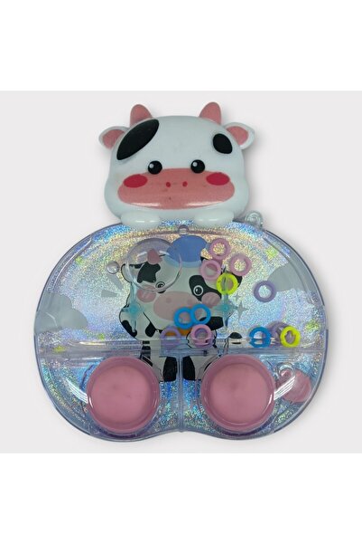 Birlik Işıklı Su Oyunu - Halka Geçirme - Fidget Oyun - Siyah İnek