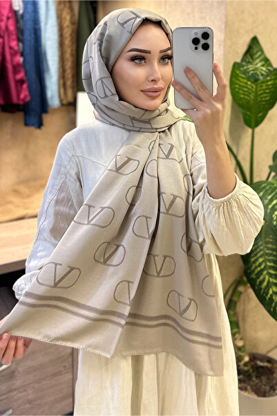 CUOCA LOUNGE V Desenli Çift Taraflı Kaşmir İpek Şal