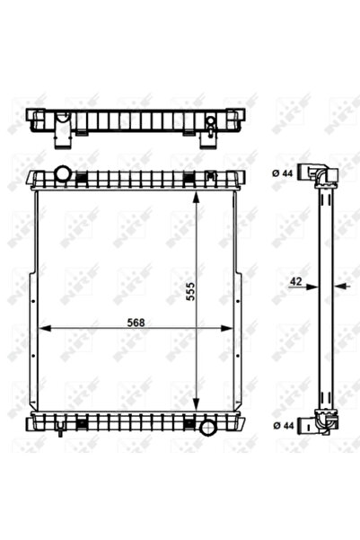 NRF Radiator Racire Motor Iveco Eurocargo 1-3/Eurocargo 4/Eurocargo 5