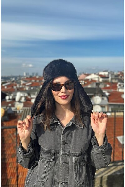 Mollycrush قبعة طيار من الصوف |   مع سماعات الرأس |   ملابس شتوية دافئة