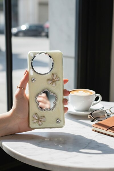 batuteknoloji Tecno Camon 30 Aynalı Taşlı Fiyonklu Kabartma Yüzeyli Lady BTU ...