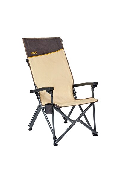 Uquip Barry XXL Yüksek Konforlu Katlanır Kamp Sandalyesi Boulder