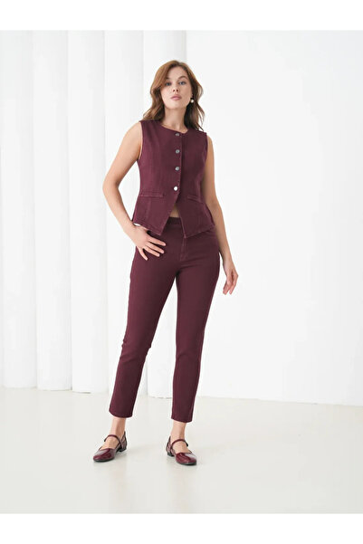 ŞE&MA PRODUCT Kadın Pamuklu Esnek Bilek Boy Pantolon – Rahat Günlük ve Ofis K...