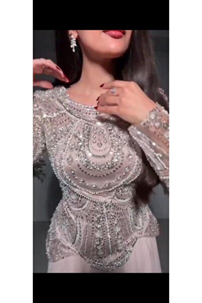 Orange فستان سهرة فاخر وأنيق