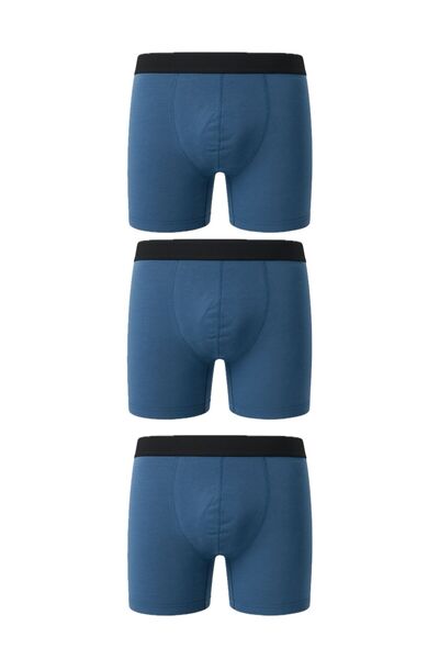 Erkek Modal Boxer 3’lü Set – Premium Breathable Fabric | Ultra Soft Basic Fit