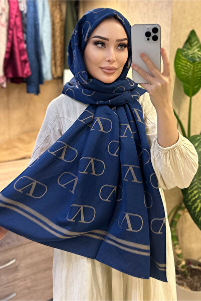 CUOCA LOUNGE V Desenli Çift Taraflı Kaşmir İpek Şal