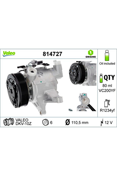 VALEO Compresor Climatizare Subaru Levorg