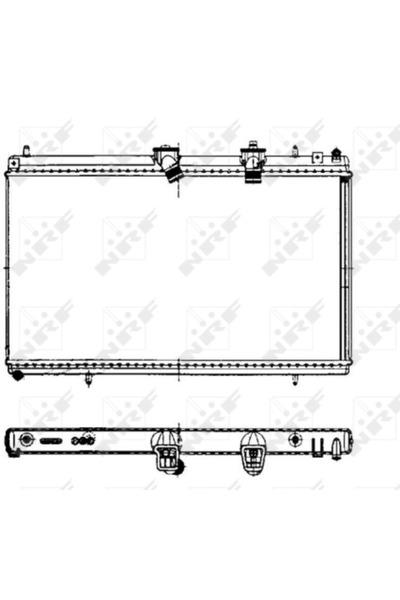 NRF Radiator Racire Motor Citroen C5 2/C5 3/C6 Fiat Ulysse