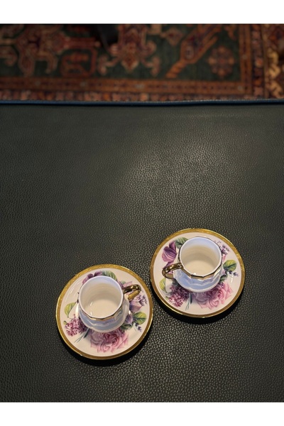 ACAR Lüks 2 Kişilik Kahve Fincanı Takımı - 90 ml