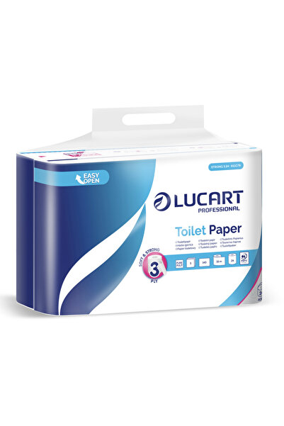 Lucart Hartie igienica Strong Lucart, 3.24, 140 foi, 24 role/bax