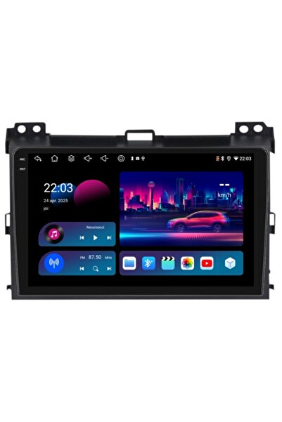 Piloton Navigație pentru Toyota Land Cruiser Prado J12 (2002-2010) 9 inch, 4G...