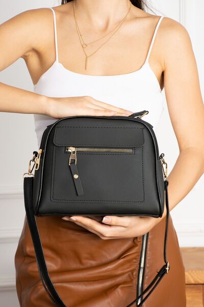 Zealous Жіноча шкіряна сумка через плече Lacost