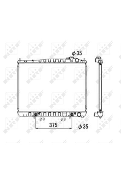 NRF Radiator Racire Motor Nissan Pathfinder 2