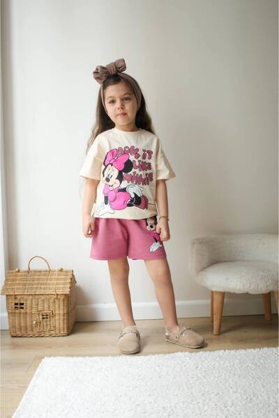 jeliboomkidswear GIRL'S SHORTS SET