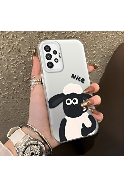 ucuc حافظة سيليكون متوافقة مع هاتف سامسونج جالاكسي A73 ذات حافة صلبة ومضادة ل...