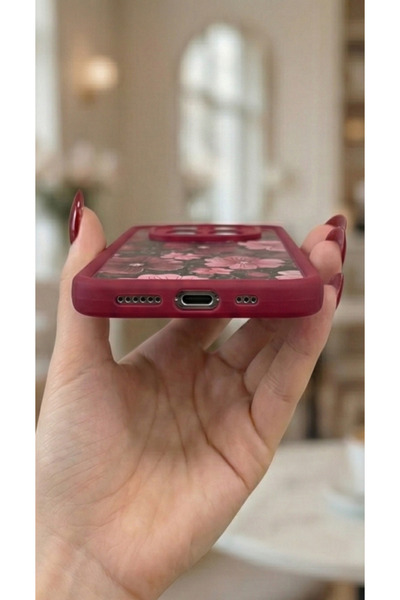 UnDePlus Xiaomi Redmi Note 15 Pro 4G Kılıf Kamera Çıkıntılı Renkli Çiçek Kabartmalı Silikon Kapak BS1