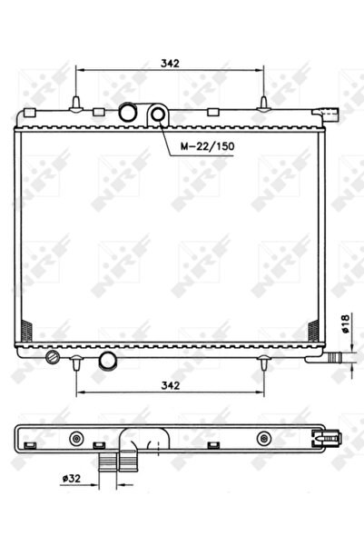 NRF Radiator Racire Motor Citroen Berlingo / Berlingo First Microbus/C4 1/Xsa...