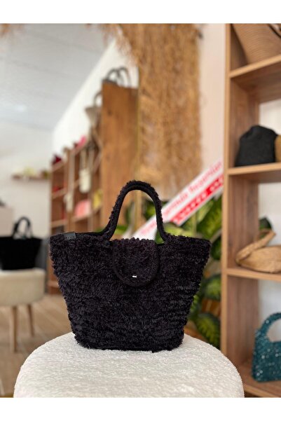 Handmade KORDON İP PELUŞ ÇANTA