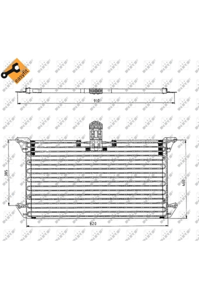 NRF Condensator Climatizare Scania 4 - Series