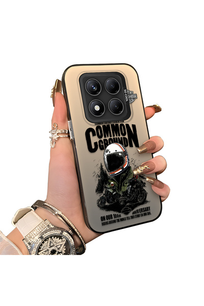 ucuc جراب هاتف شاومي ريدمي نوت 14 برو 4G متوافق مع السيليكون الصلب ذو الحواف ...