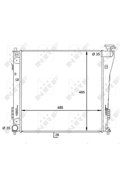 NRF Radiator Racire Motor Hyundai I40 1